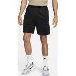 Schwarze Nike Dri-Fit Herrenshorts mit Basketball-Motiv Größe 4 XL 