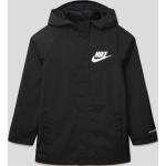 Schwarze Unifarbene Nike Kinderjacken aus Polyester für Jungen Größe 176 