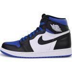 Schwarze Nike Jordan 1 High Top Sneaker & Sneaker Boots aus Leder Größe 40,5 