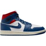 Blaue Nike Jordan 1 High Top Sneaker & Sneaker Boots mit Schnürsenkel aus Leder für Herren Größe 41,5 
