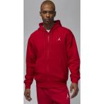 Rote Nike Essentials Herrenhoodies & Herrenkapuzenpullover aus Fleece Größe L 