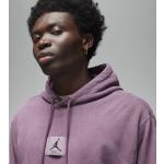 Mauvefarbene Nike Essentials Herrenhoodies & Herrenkapuzenpullover aus Fleece Größe L 