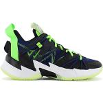 Nike Jordan Why Not Zero 3 SE Sneaker top modischer Herren Basketball-Schuhe Trainings-Schuhe It-Piece Schwarz/Blau/Grün, Größe:47 1/2