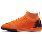 Orange Nike MercurialX Hallenfußballschuhe für Kinder Größe 33 