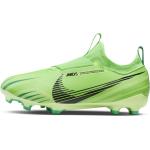 Grüne Nike Mercurial Vapor 15 Fußballschuhe mit Schnürsenkel für Kinder Größe 38,5 