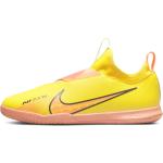 Gelbe Nike Mercurial Vapor Hallenfußballschuhe mit Riemchen für Herren Größe 37,5 