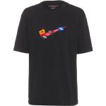 Reduzierte Schwarze Nike Air Jordan Jumpman T-Shirts aus Baumwolle für Herren Größe S 