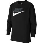 Schwarze Nike Kindersweatshirts aus Baumwolle für Jungen Größe 122 für den für den Herbst 