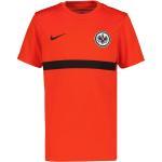 Reduzierte Rote Nike Pro Eintracht Frankfurt T-Shirts aus Polyester für Herren 