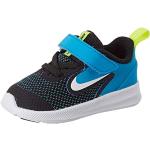 Nike Jungen Unisex Kinder Downshifter 9 (TDV) Running Shoe, Black/White-Laser Blue-Lemon Venom, 21 EU
