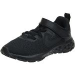 Reduzierte Schwarze Nike Revolution 6 Joggingschuhe & Runningschuhe Leicht für Kinder Größe 23,5 