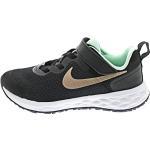 Nike Revolution 6 Kinder Running Shoe, Black/Red Bronze-Mint Foam, 28 EU