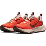 Reduzierte Rote Nike Juniper Trail Trailrunning Schuhe mit Schnürsenkel in Schmalweite aus Kunstleder für Damen Größe 44,5 