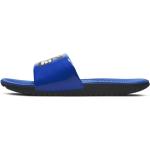 Reduzierte Blaue Nike Kawa Badeschlappen aus Kunstleder leicht für Kinder Größe 33,5 