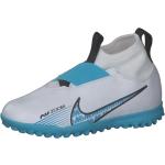 Reduzierte Weiße Nike Mercurial Superfly 9 Nockenschuhe für Kinder Größe 38 mit Absatzhöhe bis 3cm 