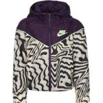 Nike Kinder Jacke G Nsw Windrunner Aop Jkt Grand Purple/vapor Green/glow L (0194501680639)