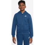 Blaue Nike Kinderhoodies & Kapuzenpullover für Kinder mit Reißverschluss aus Baumwolle für Jungen 