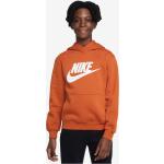 Reduzierte Orange Nike Kinderhoodies & Kapuzenpullover für Kinder aus Baumwolle für Jungen 