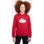 Rote Nike Kinderhoodies & Kapuzenpullover für Kinder aus Baumwolle für Jungen Größe 170 