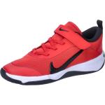 Rote Nike Omni Multi-Court Hallenschuhe für Kinder Größe 28,5 mit Absatzhöhe bis 3cm 