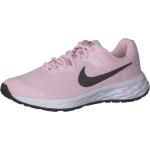 Reduzierte Pinke Nike Revolution 6 Kinderlaufschuhe Größe 38 mit Absatzhöhe bis 3cm 