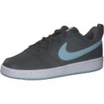 Blaue Nike Court Borough Low Sneaker aus Leder für Kinder Größe 36,5 