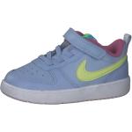 Reduzierte Pinke Nike Court Borough Low Sneaker für Kinder Größe 22 mit Absatzhöhe bis 3cm 