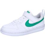 Graue Nike Court Borough Low Sneaker für Kinder Größe 32 mit Absatzhöhe bis 3cm 