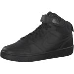 Reduzierte Schwarze Nike Court Borough High Top Sneaker & Sneaker Boots für Kinder Größe 36,5 mit Absatzhöhe bis 3cm 