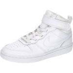 Reduzierte Weiße Nike Court Borough High Top Sneaker & Sneaker Boots für Kinder Größe 28,5 mit Absatzhöhe bis 3cm 
