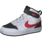 Reduzierte Weiße Nike Court Borough High Top Sneaker & Sneaker Boots für Kinder Größe 27,5 mit Absatzhöhe bis 3cm 
