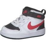 Reduzierte Weiße Nike Court Borough High Top Sneaker & Sneaker Boots für Kinder Größe 27 mit Absatzhöhe bis 3cm 