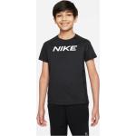 Reduzierte Schwarze Nike Dri-Fit Kinder T-Shirts aus Polyester für Jungen Größe 170 