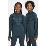 Nike Kinder Winter Warrior Therma-Fit Academy Langarmshirt Zipper petrol L