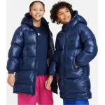 Reduzierte Marineblaue Nike Therma Kinderwinterjacken aus Polyester für Jungen Größe 170 für den für den Winter 