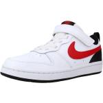 Weiße Nike Court Borough Low Sneaker für Kinder Größe 29,5 