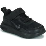 Reduzierte Schwarze Nike Wearallday Kindersportschuhe Größe 23,5 mit Absatzhöhe bis 3cm 
