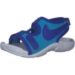 Reduzierte Blaue Nike Sunray Adjust Kinderschuhe Größe 21 mit Absatzhöhe bis 3cm 