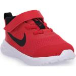 Rote Nike Lauflernschuhe mit Klettverschluss in Normalweite Größe 26 für den für den Sommer 