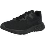 Schwarze Unifarbene Nike Revolution 6 Joggingschuhe & Runningschuhe mit Schnürsenkel aus Mesh für Damen Größe 37 