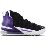 Nike LeBron 18 white/black/violet