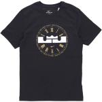 Schwarze Streetwear Nike Lebron NBA T-Shirts mit Basketball-Motiv für Herren Größe XL 