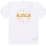 Weiße Streetwear Nike Lebron NBA T-Shirts mit Basketball-Motiv für Herren Größe M 