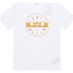 Weiße Streetwear Nike Lebron NBA T-Shirts mit Basketball-Motiv für Herren Größe XL 