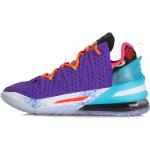 Nike, LeBron Xviii Hoher Sneaker Purple, Herren, Größe: 37 1/2 EU