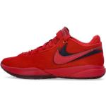 Burgundfarbene Streetwear Nike Lebron 20 Basketballschuhe für Herren Größe 42 