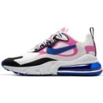 Nike Lifestyle - Schuhe Damen - Sneakers Air Max 270 React Sneaker Damen Summit White/hyper Blue-Cosmic Fuch 40 ½ (0193654142155)
