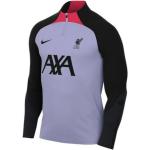 Nike Liverpool FC 22/23 Strike Half Zip langarm Shirt Herren - grau/schwarz/rot -M
