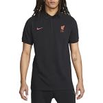 Schwarze Nike FC Liverpool Herrenpoloshirts & Herrenpolohemden Größe M 