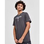 Anthrazitfarbene Kurzärmelige Nike FC Liverpool T-Shirts aus Polyester für Herren Größe L 